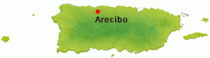 Location of Arecibo