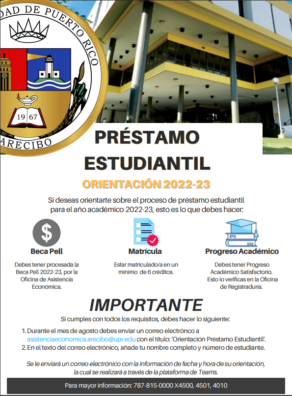 Promoción de Préstamos Estudiantiles 2022-2023
