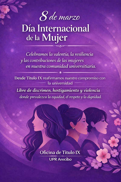 Afiche 8 de marzo Día Internacional de la Mujer