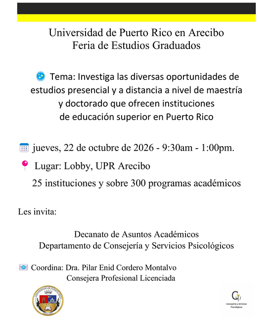 Feria de Estudios Subgraduados