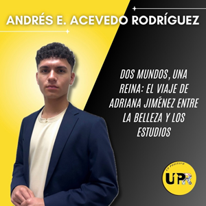 Dos mundos, una reina: el viaje de Adriana Jiménez entre la belleza y los estudios